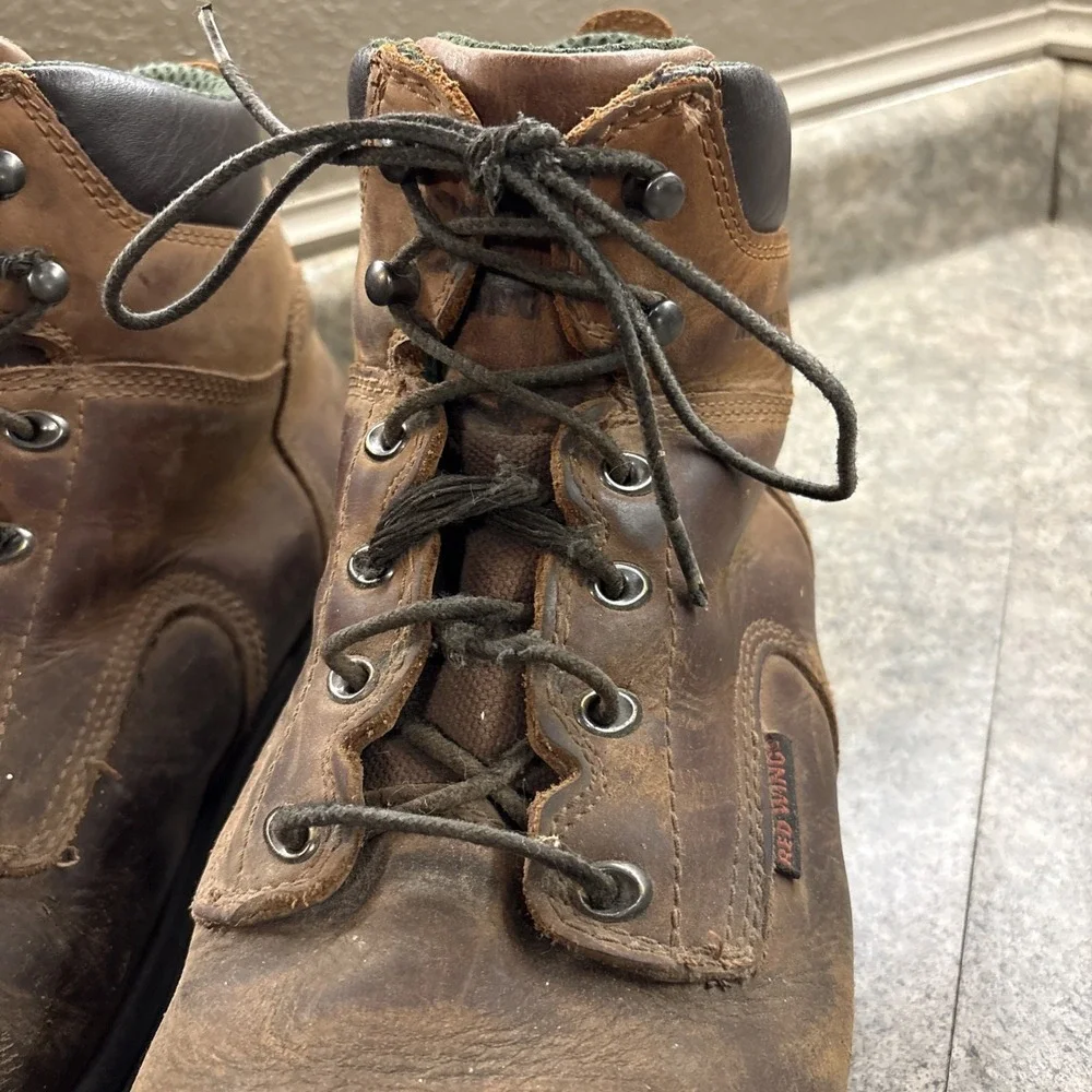 Redwing Men's Steel Toe Boots Sz 14‎ D ASTMF2413-11 Preowned Good Cond. Scuffs